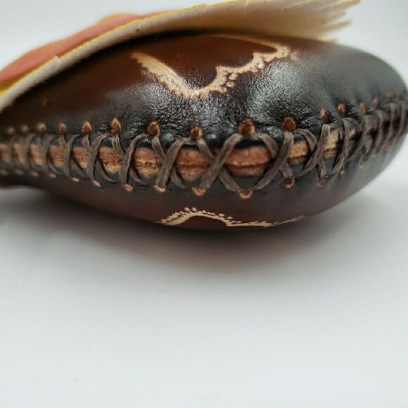 Lion Cat Gift Wristlet Wallet Card Holder Keychain Quirky Handmade Unique Boho - Picture 8 of 16